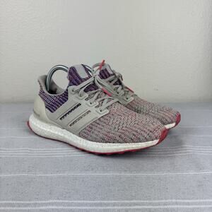 Women’s Adidas UltraBoost Running Sneakers Lace Up Athletic Shoes Bliss Multi 8